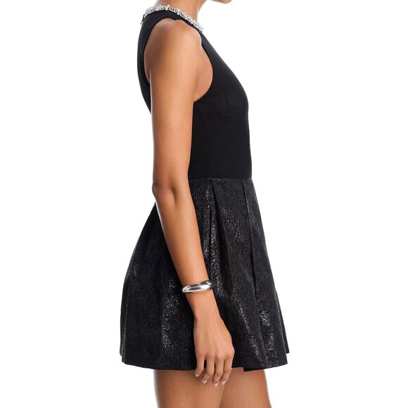 Alice and Olivia Chara Embellished Mini Dress - Picture 3 of 5